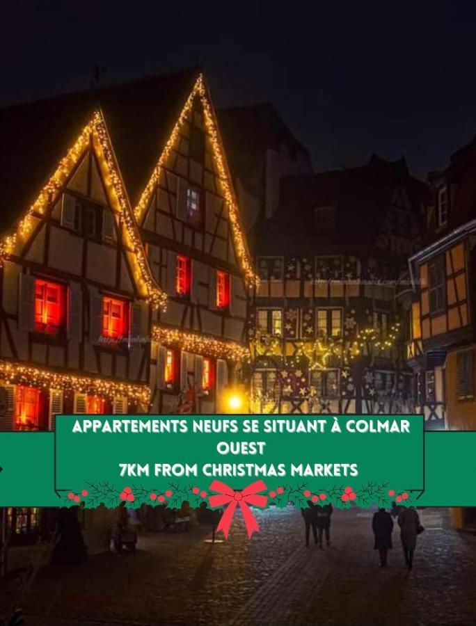 ヴィンツェンハイム Coeur D'Alsace Colmar Vignobles Ouest Avec Terrassesヴィラ エクステリア 写真